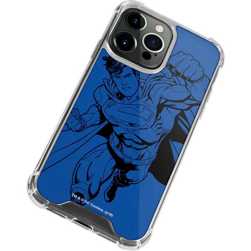 DC Comics Superman Comic Pop iPhone 13 Pro Max Clear Case